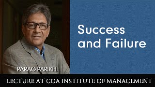 Success and Failure Lecture by Parag Parikh [upl. by Dey]