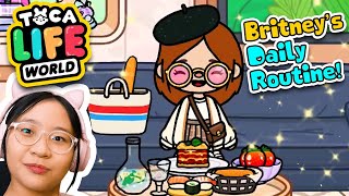 Toca Life World  Britneys Daily Routine [upl. by Ambrosi]