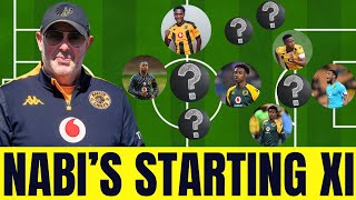 Kaizer Chiefs vs Marumo Gallants Nabis Starting Lineup [upl. by Tri455]