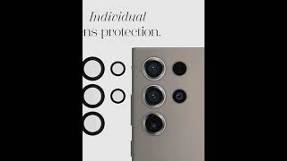 CaseMate Samsung Galaxy S24 Ultra Camera Lens Protector with Black Aluminum Rings [upl. by Felizio]