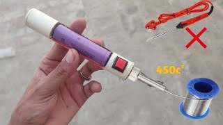 How To Make Rechargeable Soldering Iron Using Nichrome wire [upl. by Sankey]