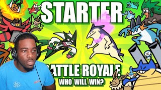 Starter Pokemon Battle Royale Reaction [upl. by Rozella579]