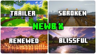 MCPE 121  Top 4 Newb Shaders [upl. by Etteraj41]