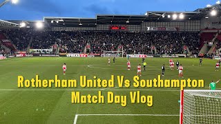 Rotherham United 02 Southampton Vlog  202324 [upl. by Ingham]