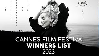 Cannes Film Festival winners list 2023 [upl. by Anirehtak]