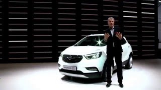 Opel Mokka X Design WalkAround I GIMS 2016  Word Premiere I Opel [upl. by Imar]