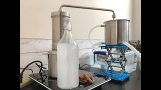 Making Cinnamon Hydrosol and Essential Oil by Steam Distillation with LETIME LT3000 [upl. by Esiom]