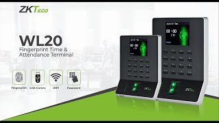 How to Setup ZKTecos WL20 Time Attendance Device [upl. by Kaplan]