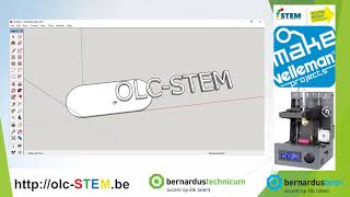 Tutorial  3D sleutelhanger tekenen in sketchup [upl. by Weisman]