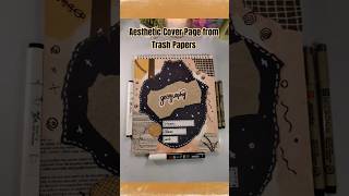 🌼✨ Aesthetic Notebook DecorationGeography Cover page asmr aesthetic coverpage art shorts [upl. by Adnuhsal532]