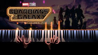 Guardians of the Galaxy Vol 3  Main Theme Piano Cover [upl. by Tolley]