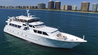 94 Broward motor yacht GOLDEN GIRL for sale at Bradford Marine [upl. by Notsnhoj21]