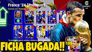 O MELHOR COMO BUGAR OS JOGADORES DO PACK PREMIUM DA FRANÇA NO Efootball 2024 Mobile [upl. by Aillij]