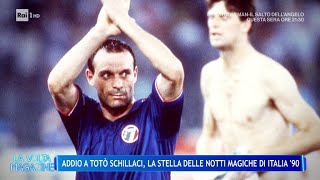 Addio a Totò Schillaci eroe di Italia 90  La Volta Buona 18092024 [upl. by Sundin88]