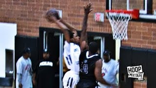 Steven Mallory Dunks On Gilbert Arenas amp Kenneth Faried 2 Sick Dunks He Did At Drew League [upl. by Debra]