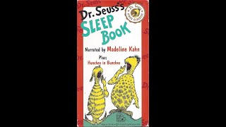 Dr Seuss Video Classics Dr Seusss Sleep Book plus Hunches in Bunches 1993 VHS [upl. by Etteluap535]