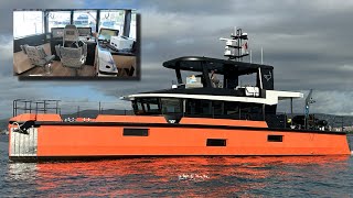 EXCLUSIVE FIRST LOOK XPM 78 ‘Vanguard’ Explorer Yacht Tour [upl. by Krilov]