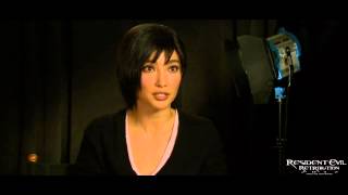 Resident Evil Retribution Interview with Li BingBing Ada Wong [upl. by Manville998]