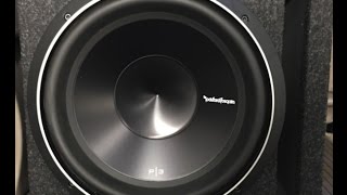 12quot Rockford Fosgate Subwoofer install [upl. by Row721]