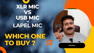 XLR vs usb vs lapel mic which one to buy [upl. by Yentirb]