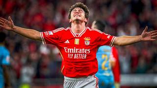 João Neves • Crazy Skills Tackles amp Control  Benfica [upl. by Ekeiram]