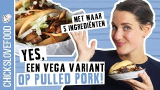 PULLED MUSHROOM OP EEN BROODJE  CHICKSLOVEFOOD [upl. by Auoz]