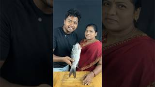 I cooked a Whole Fish in Barbecue Style 🔥🐟 shorts telugu telugucooking [upl. by Aniv]