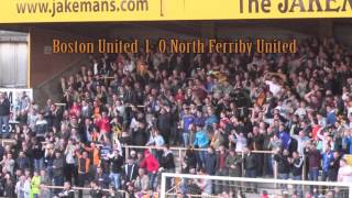 Boston United v North Ferriby United Play off SF 1 Highlights 04052016 [upl. by Faria898]