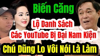 🛑 Toang Rồi Lộ Danh Sách Các Kênh YouTube Xúc Phạm Cô Phương Hằng Bị Kiện langthangduongpho [upl. by Elconin]