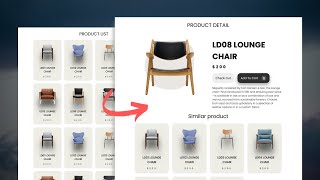 Make Ecommerce Product Details Website Using HTML CSS JavaScript [upl. by Desiri505]