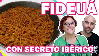 FIDEUÁ CON SECRETO IBERICO  Receta fácil [upl. by Tymon]