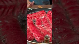 Sosis red merah saus pedes mantap mukbang food funny eating eatingshow cooking kulinerfood [upl. by Franzen599]