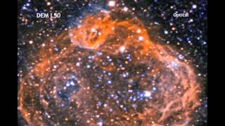 Exploding Stars Blow SuperBubble Of XRays  Video [upl. by Leuams378]