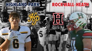 DFW OPENING WEEK SHOOTOUT Highland Park vs RockwallHeath 2024 Texas High School Football txhsfb [upl. by Vona]