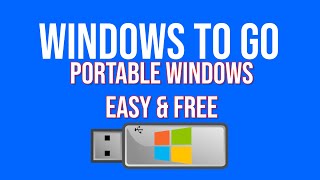 Portable Windows  Windows to Go for FREE [upl. by Limay]