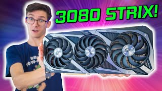 THE BIG ONE HAS ARRIVED  Asus ROG Strix RTX 3080 OC Review Overclocking Benchmarks Thermals [upl. by Nalor523]