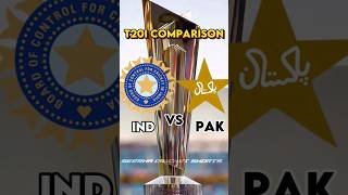 IND vs PAK Team T20I Stats Comparison🥶🥶 cricket viratkohli indvspak [upl. by Ylek515]