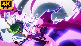 ZORO VS KILLER FULL FIGHT 4K60FPS  ONE PIECE  EPISODE 934 [upl. by Einahpehs]