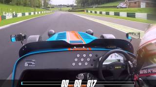 Three Laps of Cadwell Park in my Caterham R500 Duratec Superlight  MSV Track Day 25th May 2015 [upl. by Nancie509]