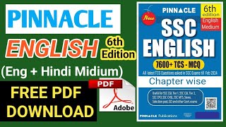 pinnacle English 6th edition English midium book pdf download pinnacle English book pdf download [upl. by Keldah]