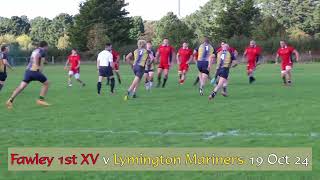 Fawley 1st XV v Lymington Mariners 191024 Clip 7 [upl. by Derk]