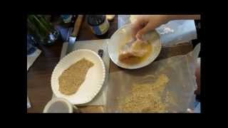 TUTORIAL COOKING Pork schnitzel wiener schnitzel German cooking recipe [upl. by Marchall]