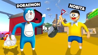 DORAEMON And NOBITA Started FARMING In HFF [upl. by Weld324]