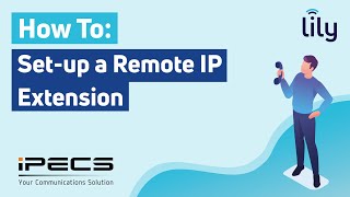 iPECS  How To Set up a Remote IP Extension [upl. by Dibb912]