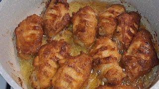 QUICK amp EASY FRIED CHICKEN WINGS RECIPE [upl. by Rivard]