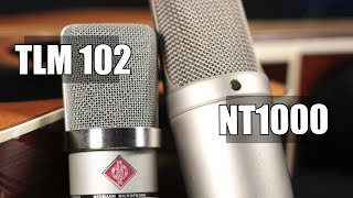 Rode NT1000 vs Neumann TLM 102 acoustic guitar pt1 [upl. by Rainer]