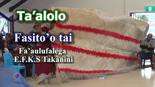 EFKS TAKANINI  Taalolo a FASITOO TAI [upl. by Lamson]