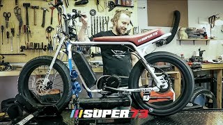 Super 73 Z1 CUSTOM BUILD  1500 Watt motor mod Bafang BBSHD [upl. by Attelrahc]