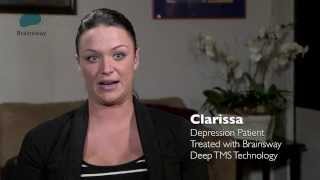 Female Depression Patient Treated by Brainsway Deep TMS Technology [upl. by Benedict]