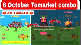 Tomarket Combo Today  Tomarket secret combo 6 October  tomarket secret combo today [upl. by Essilevi484]